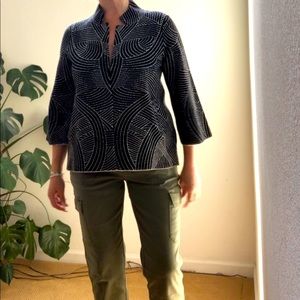 Anthropologie knit kimono top, size L